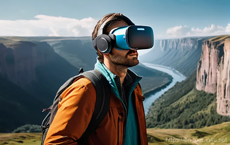 빅데이터와 관광 - **Prompt:** A person (late 20s-early 30s, gender-neutral appearance, casually dressed in a smart shi...